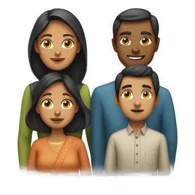 One Indian mom, and one Iranian mom, and three sons sticker