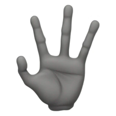 Hand nach unten Mittelfinger mit Zeigefinger gekreuzt sticker