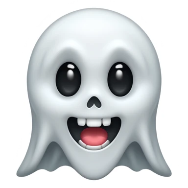 Surprised ghost face from scream sticker