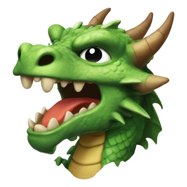 Dragon qui rage sticker