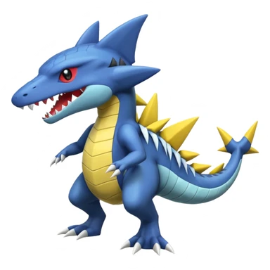 Zeraora-Sharpedo-Garchomp-Ampharos-Rhypherior-Sceptile-fusion sticker
