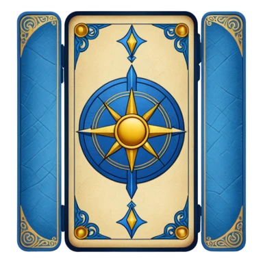 tarot cards back side sticker