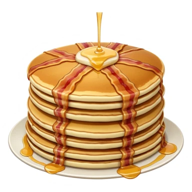 pancakes with meat sticker