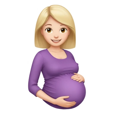 Una mamá embarazada sticker