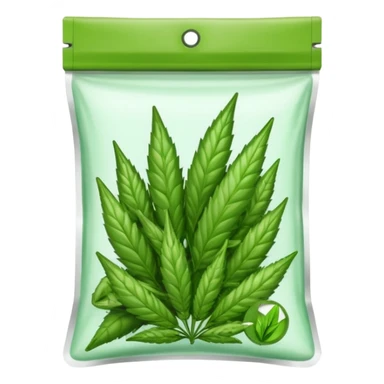 weed bud pack zip transparent sticker
