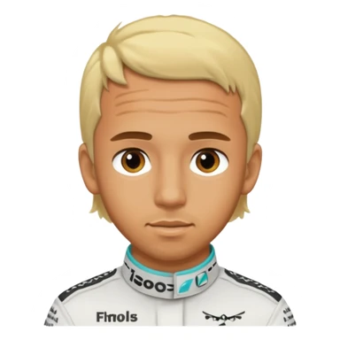 lewis hamilton blonde hair sticker