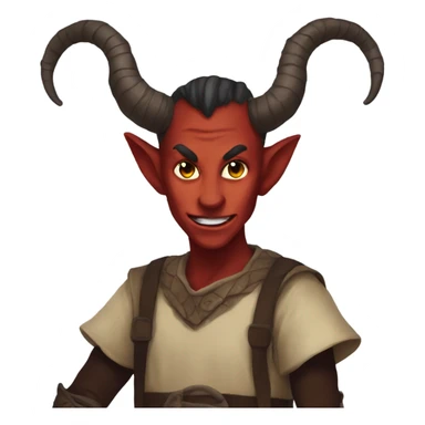 Tiefling sticker