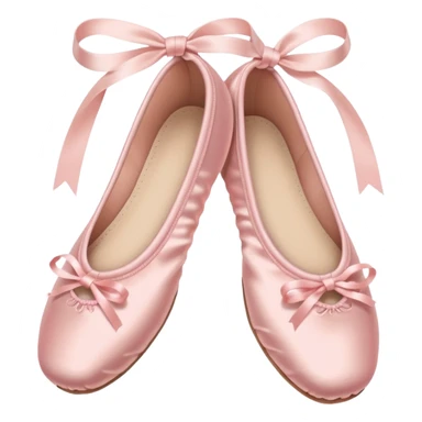 pastel pink ballet shoes sticker