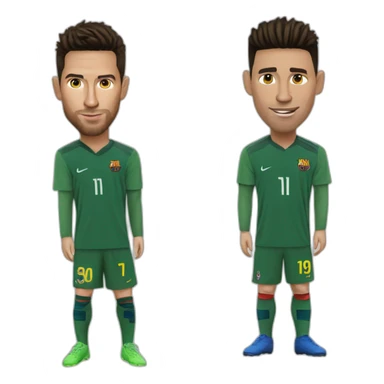 Ronaldo écrase messi sticker