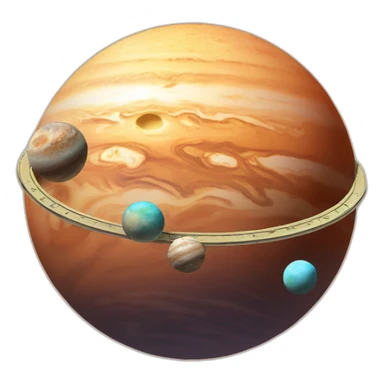 katzen planet mit ring sticker