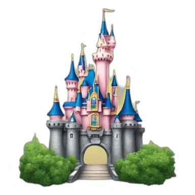 Disneyland paris castle sticker