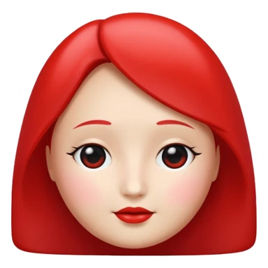 Fresita rosita sin cara pero cute y linda sticker