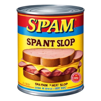 pop art SPAM meat slop advertisement warhol landscape  sticker