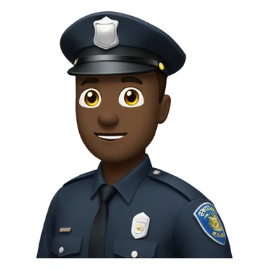 Police officer with speech bubble saying “I’m mark obrien” sticker
