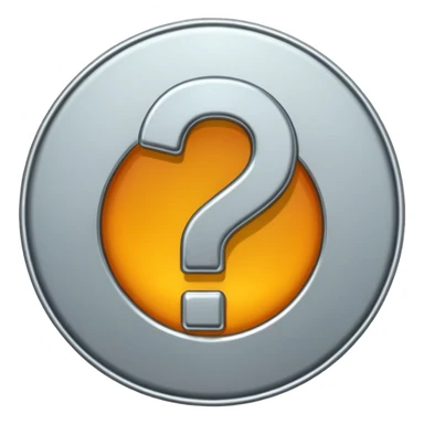 Question mark sticker