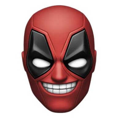 Deadpool mort de rire  sticker