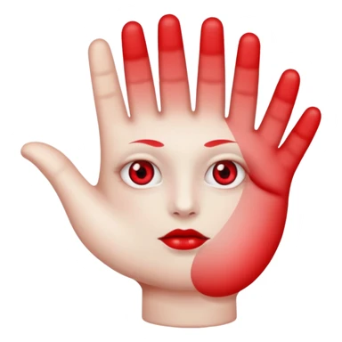 avek un enorme join a la main et des yeux rouge sticker