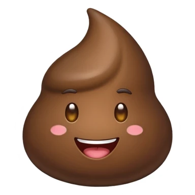 playful poop and pee drop duo, both smiling sticker