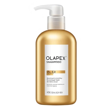 Luxury Olaplex shampoo bottle sticker