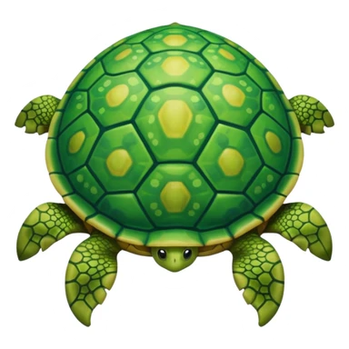 Turtle wearing bandanna ￼ sticker