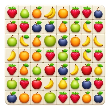 An icon representing a casual game, featuring colorful, simple gameplay elements like puzzle pieces, blocks, or fruits. The design conveys ease and fun, with intuitive controls and bright, inviting visuals. transparent background, the icon emphasizes accessible nature of casual gaming. sticker