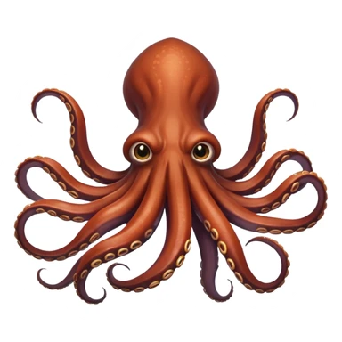 Giant Squid – Huge squid with long curling arms sticker