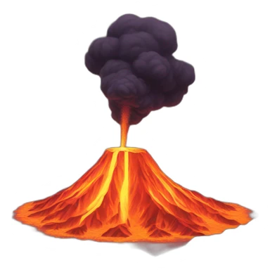 éruption volcanique sticker