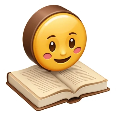 Crea un emoji de un libro dando una vuelta de 360 grados sticker