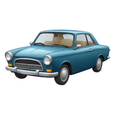 une voiture squelette sticker