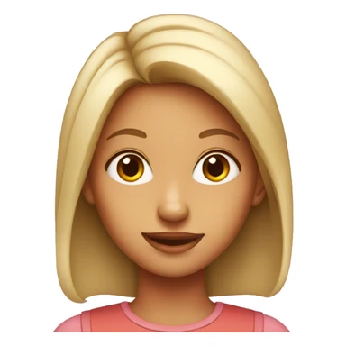 Girl with big ears sticker