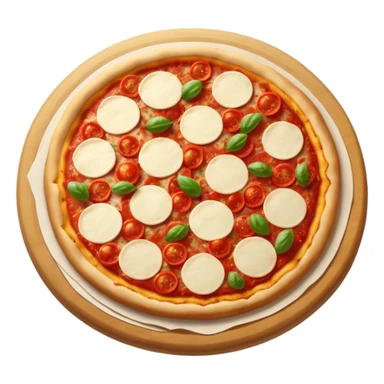 make me a Margherita Maxi Pizza with base, tomato sauce and mozzarella sticker