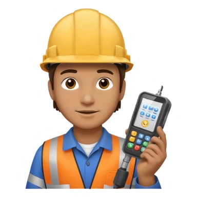 opérateur contrôle non destructif homme sticker