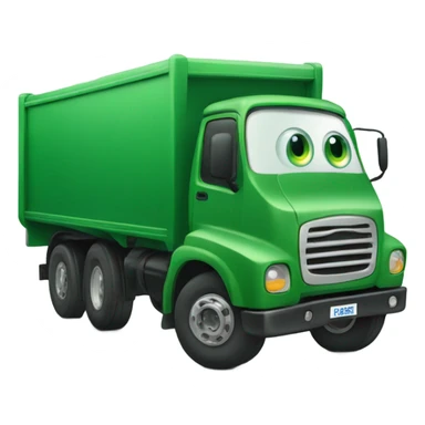 Green truck  sticker