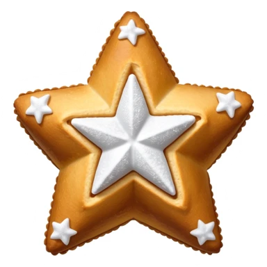 Christmas pandoro star sticker
