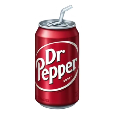 Dr Pepper can sticker