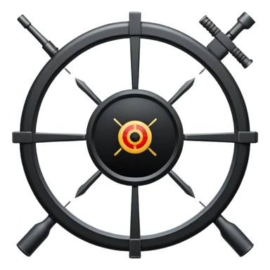 rifle crosshair sticker