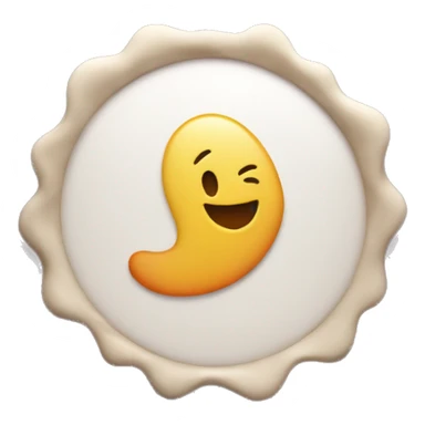 Instagram certification emojis, plus spot with a White Check in it, le spot is not round it hase a wave forme on the edges  sticker