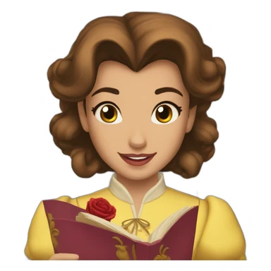 castle beauty and the beast sticker
