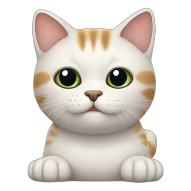 Gato pitufo sticker