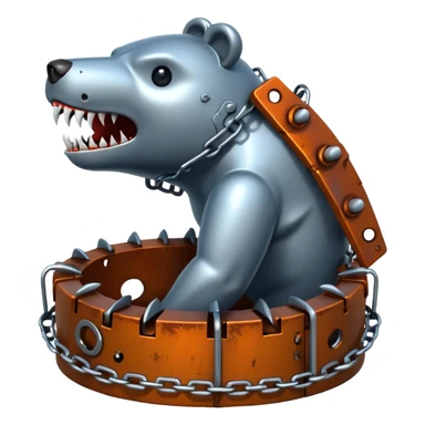 Bear trap sticker