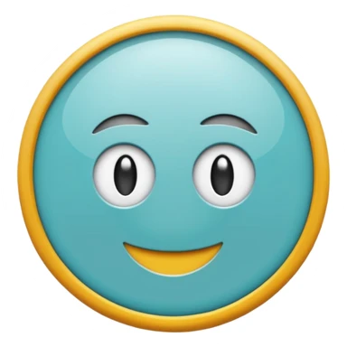 marca de verificación  un "check"  dentro de un círculo de color cian o turquesa, con un borde gris claro. sticker