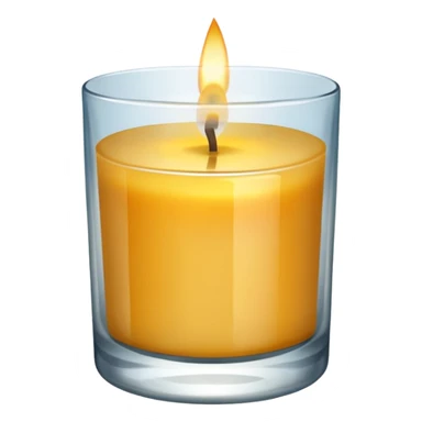 Vela aromática no copo sticker
