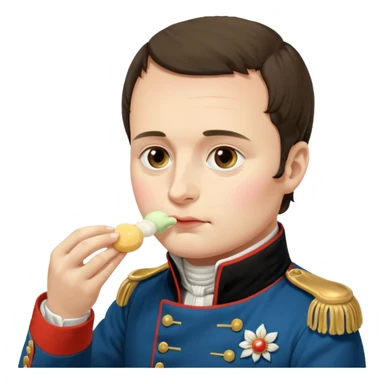 Napoleon Bonaparte ăn mochi sticker