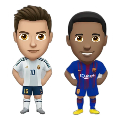 Ronaldo écrase messi sticker