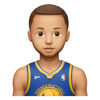 Stephen Curry in basketball player sticker