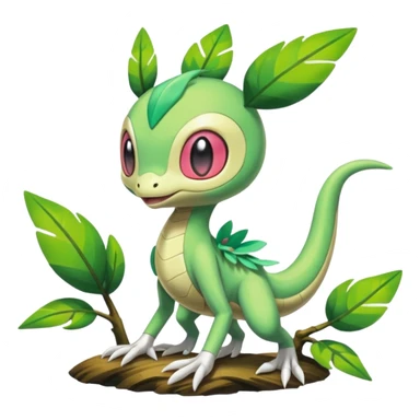 Tropius-Treecko-Meloetta-Celebi-Virizion-Palkia-fusion sticker