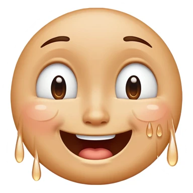 face with tears of joy, happy crying face sticker