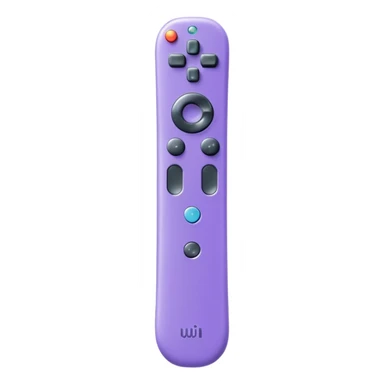 lavender purple wii remote sticker