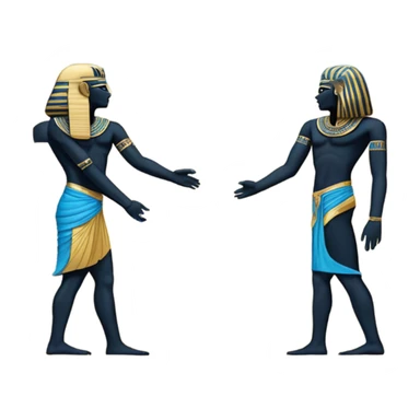 egypt sarcophagus coffie gold blue white black full body  sticker