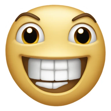 happy pout with mouth open sticker